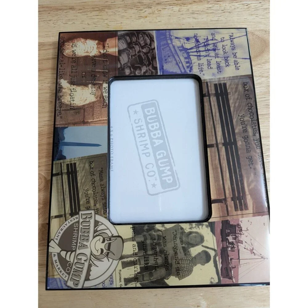 Bubba Gump‎ Restaurant x Forrest Gump movie scenes and quotes 4x6 photo frame